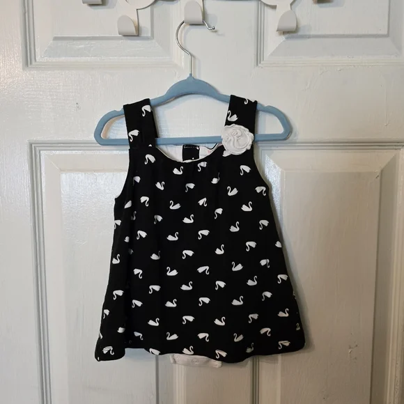 Isaac Mizrahi Dresses Isaac Mizrahi Black Dress With Swan